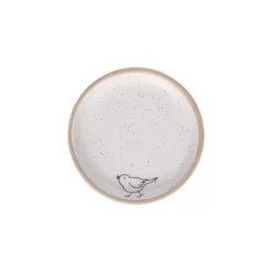 Transpac Ceramic Trinket Dish With Bird Spring Home Decor Decorative Object For Stylish Storage And Display