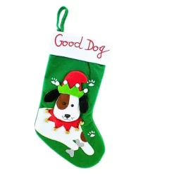 Transpac 14.5 Inch Good Dog Stocking Christmas Holiday Stocking , Bells Bone Treats Paw Prints (1PC) 7 Transpac 14.5 Inch Good Dog Stocking Christmas Holiday Stocking , Bells Bone Treats Paw Prints (1PC) -Home Decor Store GUEST 0e064f7f 1e6f 4bcd a0d7 5e3bd0337919