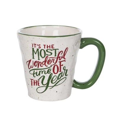 Transpac Wonderful Time Of The Year Ceramic Mug 17.6oz Multicolor Christmas Drinkware Gift For Hostess Dishwasher Safe 1 Transpac Wonderful Time Of The Year Ceramic Mug 17.6oz Multicolor Christmas Drinkware Gift For Hostess Dishwasher Safe