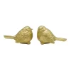 Transpac Gold Bird Set Of 2 Resin Home Decorations For Spring Decorative Objects