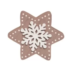 Transpac Winter White Red Gold Wood Tabletop Figurines Set Of 3 Christmas Decorations 5.91H Decorative Objects -Home Decor Store GUEST 1e166f48 eace 4c07 919f c5412e8b17d3