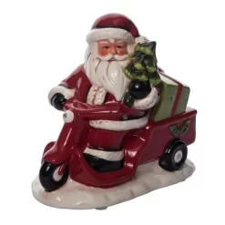 Transpac 8.25 In Holiday Vespa Santa With Music Christmas Decorative Object Dolomite Festive Home Decor -Home Decor Store GUEST 225ab46a eaa1 4dad b2af 7a73eb47d084
