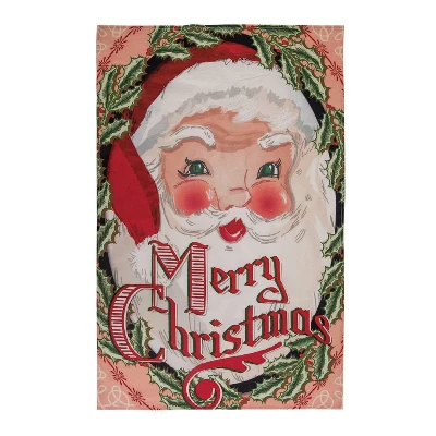 Transpac Merry Christmas Santa Tea Towel Cotton Kitchen Textile Multicolor Holiday Decor Perfect For Gifts And Tabletop Use 1 Transpac Merry Christmas Santa Tea Towel Cotton Kitchen Textile Multicolor Holiday Decor Perfect For Gifts And Tabletop Use