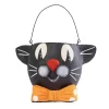 Transpac Paper Mache Cat Bucket Decorative Sculpture For Halloween Unique Indoor Tabletop Decor Gift Idea