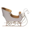 Transpac 16.06 Inch Multicolor Metal Christmas Sled Decorative Object For Holiday Home Decor