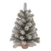 Transpac Artificial 24 In. Multicolor Christmas Snow Colorado Tree With Bagged Stand