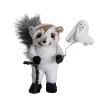 Transpac Sisal Mummy Raccoon Ghost Figurine Halloween Tabletop Decor Indoor Use Gift Spooky Seasonal Home Accents