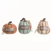 Transpac Resin Sentiment Pumpkin Set Of 3 Fall Harvest Home Decorations For Autumn Thanksgiving Decorative Objects