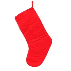 Christmas 19.0 Inch Vintage-Lookijng Snowman Stockin , Vintage-Looking Top Hat (1PC)