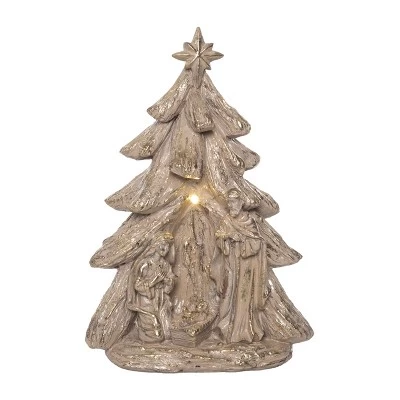 Transpac Light Up Gold Tree With Holy Family Tabletop Sculpture Battery Operated Prelit Christmas Decoration Indoor Gift 1 Transpac Light Up Gold Tree With Holy Family Tabletop Sculpture Battery Operated Prelit Christmas Decoration Indoor Gift