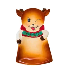 Transpac 8.0 Inch Christmas Characters Tidbit Plates Christmas Seasonal Tabletop , Reindeer Snowman Santa Claus (3PC) 5 Transpac 8.0 Inch Christmas Characters Tidbit Plates Christmas Seasonal Tabletop , Reindeer Snowman Santa Claus (3PC) -Home Decor Store GUEST 4d70d6a3 cc70 469e 912e b5eff21e6e20