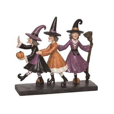 Transpac Multicolored Resin Walking Witches Figurine Halloween Decorative Object For Tabletop Indoor Use And Gifts 1 Transpac Multicolored Resin Walking Witches Figurine Halloween Decorative Object For Tabletop Indoor Use And Gifts