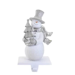 Christmas 6.25 In Snowman W/Scarf Stocking Holder Stocking Holder , Silver Hat Scarf (1PC) -Home Decor Store GUEST 4e48b867 f38e 49c2 8b43 5cb750f9f6bd