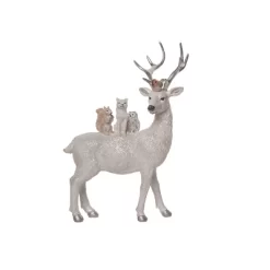 Transpac Resin Creatures Figurines For Home Decorations Christmas Decorative Objects