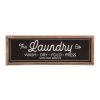 Transpac Wood 19.75 In. Black Everyday Laundry Wall Decor
