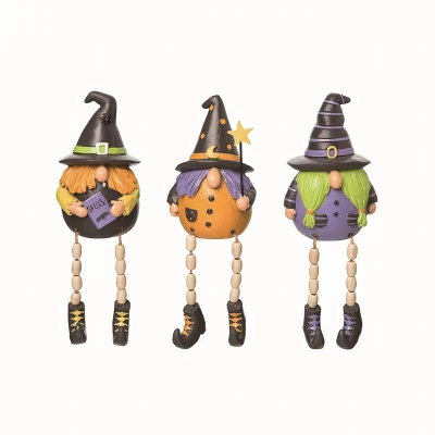 Transpac Resin Witchy Shelf Sitter Set Of 3 Decorative Figurines For Halloween Multicolored Indoor Tabletop Decor 1 Transpac Resin Witchy Shelf Sitter Set Of 3 Decorative Figurines For Halloween Multicolored Indoor Tabletop Decor