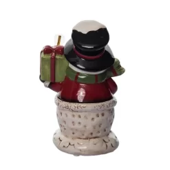 Transpac Dolomite Light Up Snowman With Gift Box And Music - Festive Christmas Decorative Object For Holiday Cheer -Home Decor Store GUEST 6bd63653 e53d 4044 82de 10f016b04220