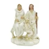 Transpac Small Resin Pregnant Mary On Donkey Decorative Nativity Scene Figurine Multicolor Tabletop Christmas Decor