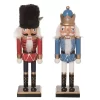 Transpac Christmas Wood Traditional Nutcracker Set Of 2 Christmas Home Decorations