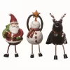 Transpac Christmas Resin Love Peace Shelf Sitter Set Of 3 Christmas Home Decorations