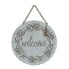 Transpac Wood 16 In. Welcome Hanging Decor