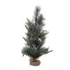 Transpac Artificial 24 In. Green Christmas Mixed Greenery Tree With Rustic Bells