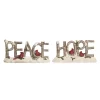 Transpac Resin Birch Cardinal Decor Set Of 2 Christmas Home Decorations For Peace And Hope