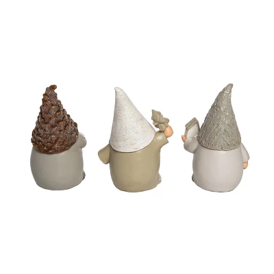 Transpac Resin Birch Gnome Figurine Set Of 3 For Christmas Home Decorations Decorative Objects Polyester 1 Transpac Resin Birch Gnome Figurine Set Of 3 For Christmas Home Decorations Decorative Objects Polyester