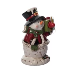 Transpac Dolomite Light Up Snowman With Gift Box And Music - Festive Christmas Decorative Object For Holiday Cheer -Home Decor Store GUEST aed0ccd6 2fe7 4c6b b600 85139e3e37f9