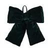 Transpac Velvet Oversized Green Bow Decorative Object For Christmas Tabletop Decor Indoor Use Gift Giving And Festive Touch