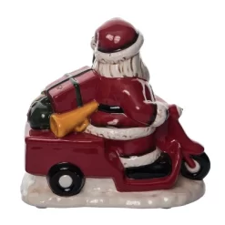 Transpac 8.25 In Holiday Vespa Santa With Music Christmas Decorative Object Dolomite Festive Home Decor -Home Decor Store GUEST b6316c0a ac14 4de4 ae34 86fb8b0595a1