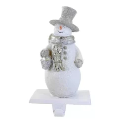 Christmas 6.25 In Snowman W/Scarf Stocking Holder Stocking Holder , Silver Hat Scarf (1PC) -Home Decor Store GUEST b9d4f4e9 4e5f 4c79 bff5 d17e53a65af9