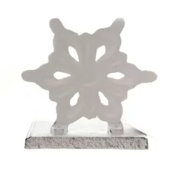 Christmas 5.0 Inch Snowflake Stocking Holder Stocking Holder , Cast Iron (1PC)