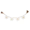 Transpac MDF Beads With Daisies Spring Home Decorations Decorative Objects For A Fresh Seasonal Touch