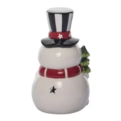 Transpac 8.5 In Holiday Nostalgic Snowman Decorative Object For Christmas Dolomite Home Decor -Home Decor Store GUEST cb15569d 1812 4c99 b24b 6677f940d9cf