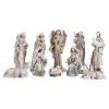 Transpac Resin Nativity Figure Set Of 10 Colorful Christmas Sculptures For Indoor Tabletop Decoration And Gift Giving