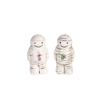 Transpac Ceramic Mummy Salt And Pepper Shaker Set Of 2 Halloween Home Decorations 1 Transpac Ceramic Mummy Salt And Pepper Shaker Set Of 2 Halloween Home Decorations