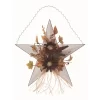 Transpac Floral Multicolored Harvest Large Star Basket Floral Decor